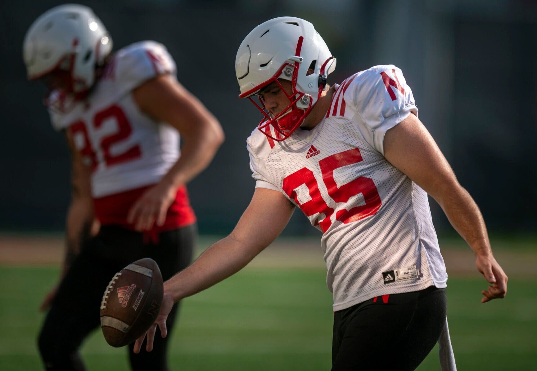NU football practice, 8.1